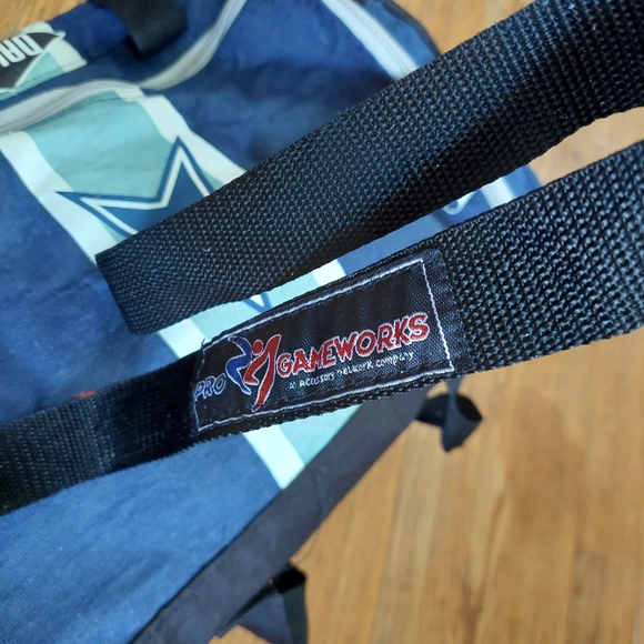 Vintage NFL Dallas Cowboys Blue Duffel Bag Football (Bag C) - Picture 7 of 10